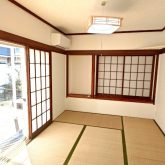 １階和室６帖☆エアコン（設備）、照明器具付き☆(寝室)