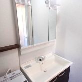 洗面化粧台新規交換済み！　※家具はモデル用です。